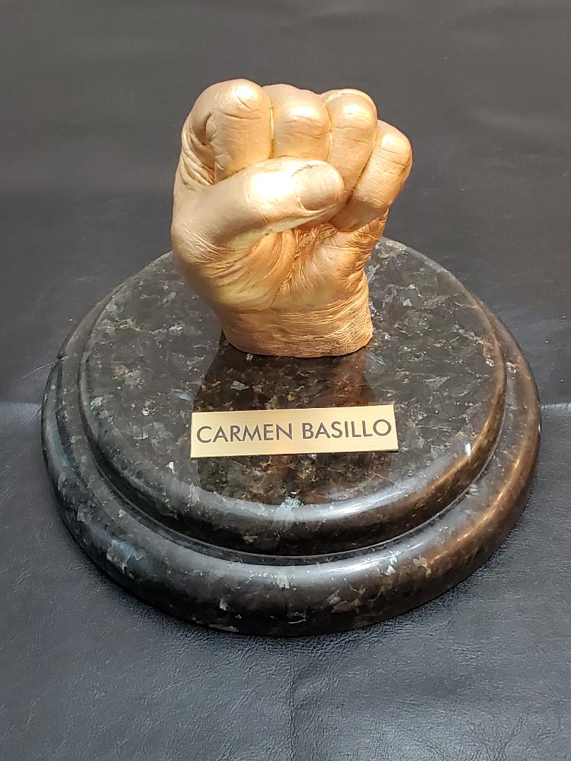Carmen Basillo Gold Fist